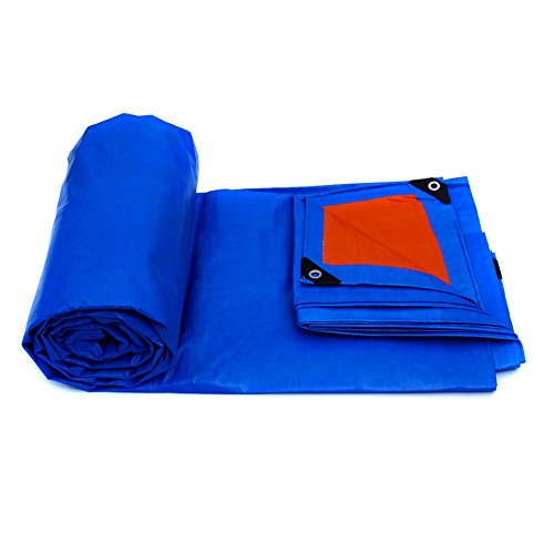 WWWANG Outdoor Tarpaulin Waterproof Canvas Canopy Tarp Shade Rainproof Cloth Lorry Sunscreen Oilcloth, Maximum 8x12m (Size : 8 * 10M)