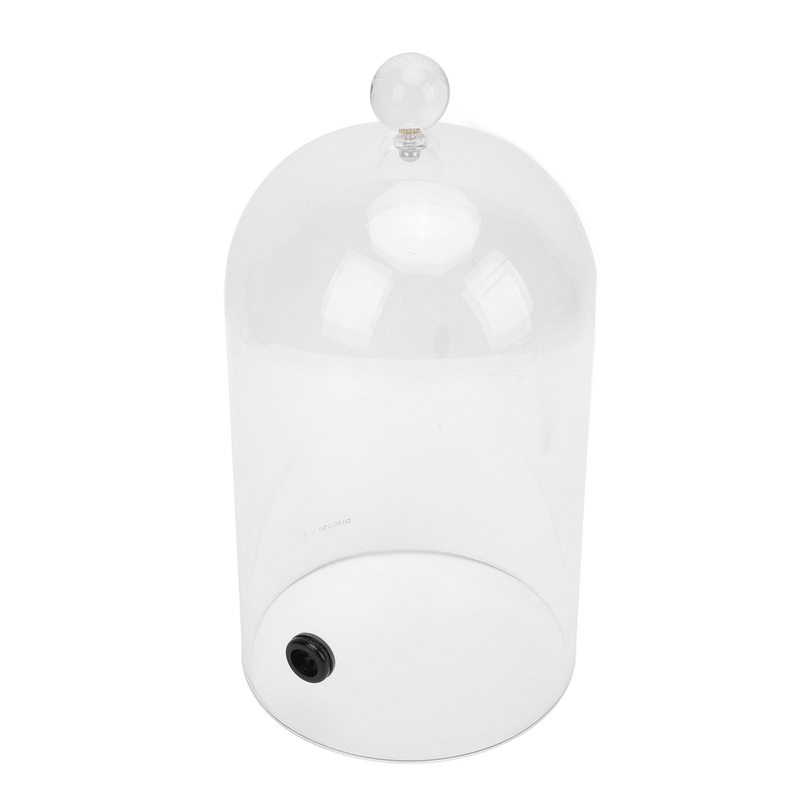 Ejoyous Cloche para Fumar Acrílico Transparente Cóctel Fumador Tapa de Cúpula con Puerto de Goma Cloche Transparente para Fumar para Alimentos Bebidas Exhibición de Postres en Cocina Bar Restaurante