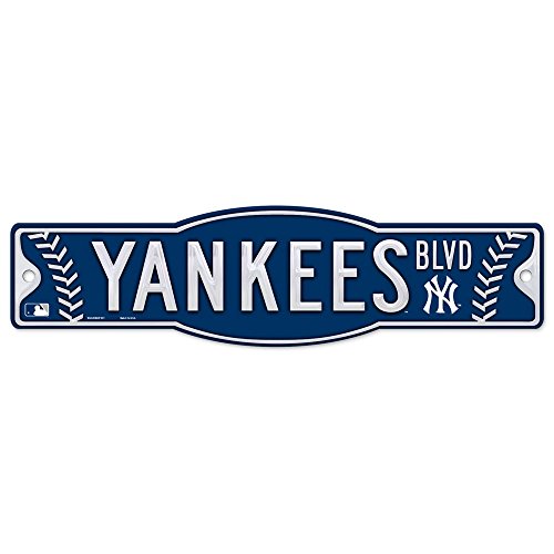 WinCraft MLB New York Yankees 71436011 Street/Zone Sign, 4.5