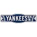 MLB New York Yankees 71436011 Street/Zone Sign, 4.5" x 17"