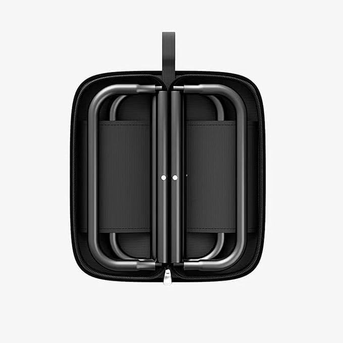 Image of Folding Stool with Zippered Carrying Bag - Mini Outdoor Camping Stool, Portable Small Foldable Lightweight Seat for Fishing, Travelling, Picnic, Hunting & Outdoor Use