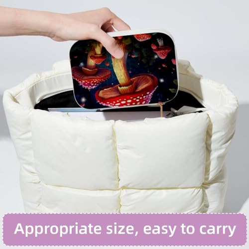 Boîte à bijoux spacieuse velours étui rangement voyage portable