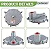 partszen Regulator Generator 039-122 for IMPCO Style Low Pressure Gas Regulator Converter Forklift LP with Clamps