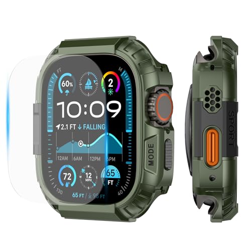 YIJDACASE Rugged Waterproof Case for 49mm Apple Watch Ultra 4/Ultra 3/2/1