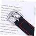 Healvian Correa de Silicona Resistente al Agua para Reloj Transpirable y Duradera Repuesto para Smartwatch Diseño Deportivo Negro con Línea Roja Imagen de Healvian Correa de Silicona Resistente al Agua para Reloj Transpirable y Duradera Repuesto para Smartwatch Diseño Deportivo Negro con Línea Roja