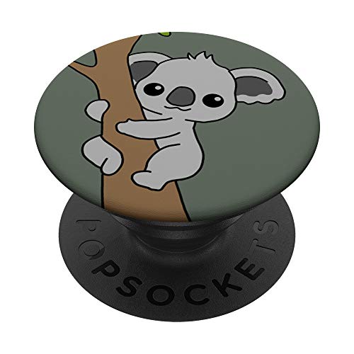 Koala Australia Eucalyptus Koala Gift Women Koala PopSockets Grip and Stand for Phones and Tablets