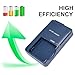 CB-2LVE CB-2LV Quick Battery Charger for Canon NB-4L Battery Compatible Canon PowerShot ELPH 100 HS,300 HS,330 HS,SD400,SD600,SD750,SD780 is,SD960 is,SD1000,SD1100 is,310 HS,SD30,SD40,SD200,SD300