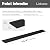 LIEKUMM 5/8 Inch Rise Wheelchair Ramps for Doorways,1500 LBS Capacity?Cuttable?Rubber Threshold Ramps?Convenient for Sweeping Robovac?Suitable for Home Entrance,Garage Entrance,Etc.