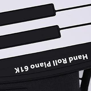 JTYX 61 Touches Roll Up Piano Portable Electronic Hand Roll Piano Clavier de Piano Pliable en Silicone Haut-Parleur intégré pour Les débutants et Les Enfants - Les Beatles, Paul McCartney, John Lennon, RIngo Starr, George Harrison JTYX 61 Touches Roll Up Piano Portable Electronic Hand Roll Piano Clavier de Piano Pliable en Silicone Haut-Parleur intégré pour Les débutants et Les Enfants – Image 7