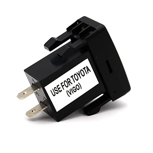 Quick Charger 3.0 Car Power Socket For Toyota Vigo, Awaduo 2.4A Usb Car Power Port Socket Adapter With Qc Usb Socket For Iphone 15/14/13/12/X/Ipad/Samsung/Huawei, Or Other Usb Devices #TOP2