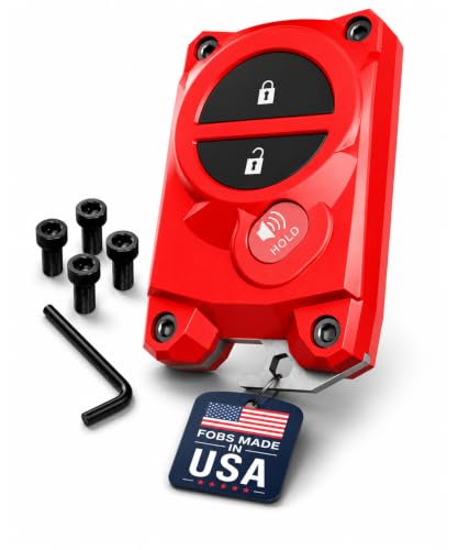 Image of for Toyota Key Fob Cover with Built-in Bottle Opener - Rugged Protective Shell for Tundra (2007-2017) & Tacoma (2005-2015) - Enhanced Grip & Durability - Key Fob Replacement Shell - Custom Colors