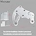 VVORHSBELL LS R4 AC Compressor Bracket Kit Compatible with Chevy GMC LS LQ LS2 LS3 LS6 1999-2013