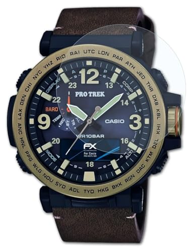 atFoliX Screen Protection Film compatible with Casio PRG-600YL-5ER Screen Protector, ultra-clear FX Protective Film (3X)