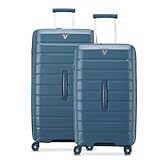 Set 2 bauli. Chiusura TSA: il lucchetto TSA permette agli agenti doganali statunitensi di procedere con l’apertura della valigia senza apportare danni alla stessa, usando una specifica chiave universale (non in commercio) di cui sono in possesso.