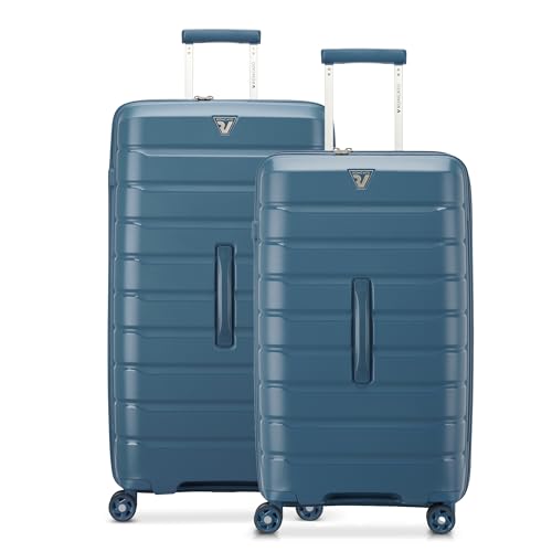 Set 2 bauli. Chiusura TSA: il lucchetto TSA permette agli agenti doganali statunitensi di procedere con l’apertura della valigia senza apportare danni alla stessa, usando una specifica chiave universale (non in commercio) di cui sono in possesso.