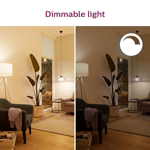 Image of PHILIPS Smart 40-Watt Equivalent B12 LED Smart Wi-Fi Tuneable White Light Bulb Powered by WiZ with Bluetooth (1-Pack)