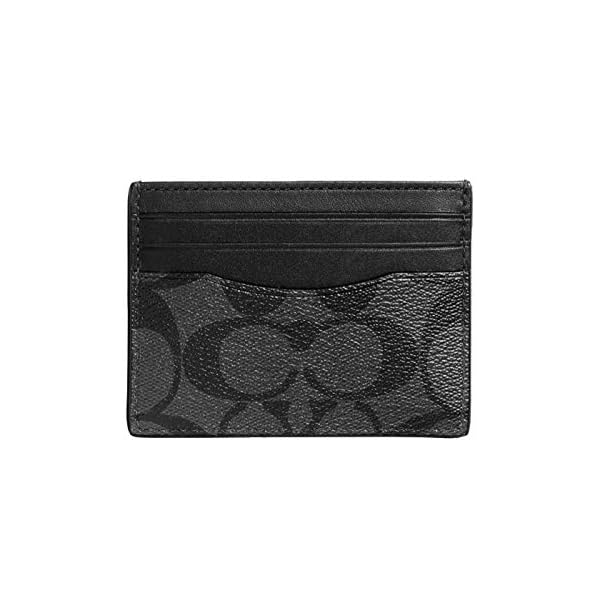 Coach Men`s Slim Id Card Case In Signature Canvas