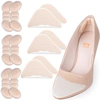 Lot 2 Paires Coussinets Chaussures Trop Grandes - Semelles Avant Pied Antidérapantes Beige