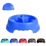 WESEN Slow Feeder Dog Bowl 2.5 Cup,Puzzle Dogs Feeding Bowls,Anti-Gulping Slow Eating Dog Food Water