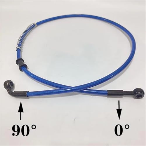 Durite de frein tressée moto haute résistance de 90cm avec raccords 10mm