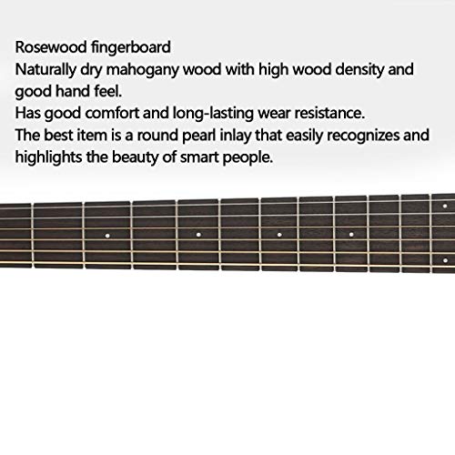 Guitars Fretted Instruments Guitar Fanta Acoustic Guitar Fanta CD60S Single Board Guitar Electric Box 41 Inch Wood… - Les Beatles, Paul McCartney, John Lennon, RIngo Starr, George Harrison Guitars Fretted Instruments Guitar Fanta Acoustic Guitar Fanta CD60S Single Board Guitar Electric Box 41 Inch Wood… – Image 7