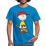 charlie shirts it's always sunny Männer haben lange Freude an diesem lässigen Shirt mit angenehm lockerer Passform: doppelt vernähte Säume und eine robuste Stoffqualität von 185g/m² sorgen für lange Haltbarkeit