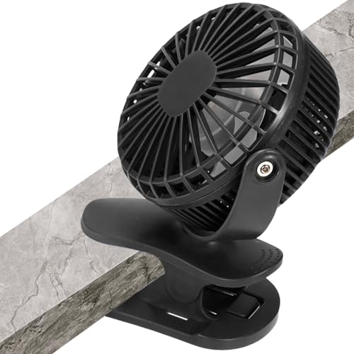 Ventilador de escritorio – Ventilador portátil con 3 velocidades ajustables, ventilador plegable giratorio portátil de diseño compacto para casa, oficina, escuela y amigos