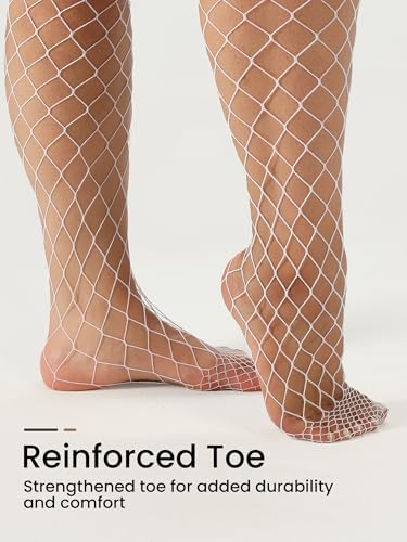 Image of Plus Size Fishnet tights stockings Big Mesh Leggings Pantyhose for women