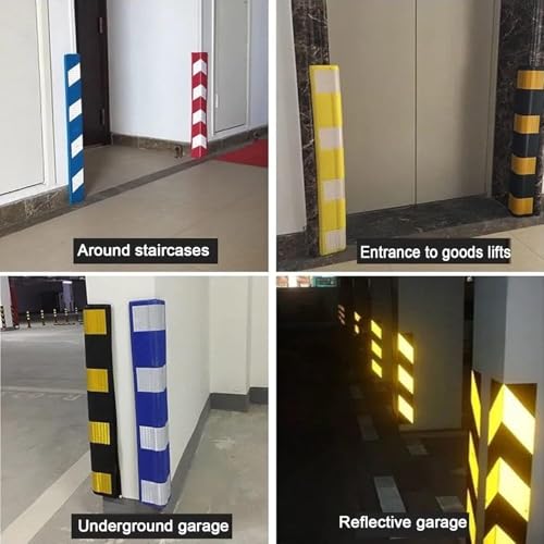Protection d'angle en caoutchouc de 0,6 cm pour garage - 5