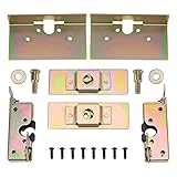 BATONECO Cat Claw Door Latch Kit, Large Locking Cat Jaw Latch Set, Universal Standard Cat Claw Car Door Latch
