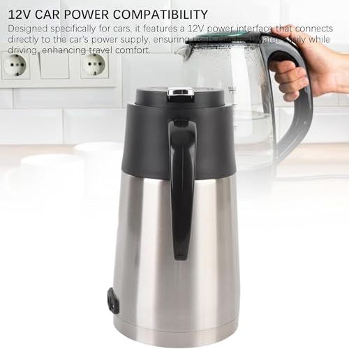 Hervidor Eléctrico Portátil de Acero Inoxidable 1300ml miniatura 2