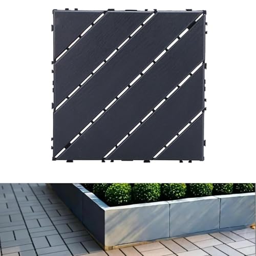 ウッドパネル ジョイント式 ベランダタイル ジョイントパネル 人工木 正方形 30cmx30cm厚み2cm ウッドデッキタイル 交互タイプ DIY用品 嵌め込む簡単 防水 樹脂 腐らない 置くだけ ウッドタイル 木製タイル 耐荷重 おしゃれ 屋外 屋内 防