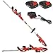 Produktbild Grizzly Tools Akku Kombi Heckenschere AKHS 20 Set, 2 Heckenscheren in einem Gerät durch herausnehmbaren Teleskopstiel, 2 Akkus 20 V, 4 m Schnitthöhe
