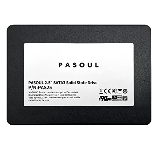 PASOUL SSD 256GB  2.5 SATA 3.0 6GB  S ȣȯ 3D NAND ִ б 550MB  S ִ  480MB β 7MM