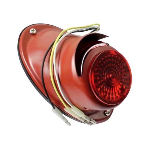 Feu arrière sidecar chrome de rechange pour réparer le stop défectueux des motos M72 R75