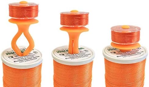 Miniatura 7 de YEQIN Soporte de bobina. Guarda tus bobinas en la parte superior de los carretes de hilo (48 piezas)