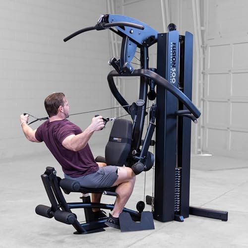 Image of Body-Solid Multi-Station Home Gym Machine, Arm & Leg Strength Training Functional Exercise Workout Station for Weight Lifting and Bodybuilding