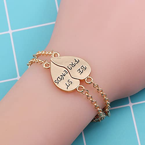 Image of Young & Forever Gift Fashion Long Distance Touch Gold Silver Rose Gold Couples Friendship Best Friend hand Couple matching Mens Magnetic Magnet bracelets for Women /Girls Silver bracelet for Men /Boys