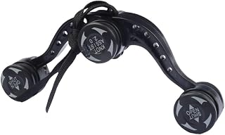 FACAIIO GT - Herramienta para hacer nudos para pesca, dispositivo de atado de nudos FG con brazos plegables, construcción de ABS duradera, para líder y carrete, color negro