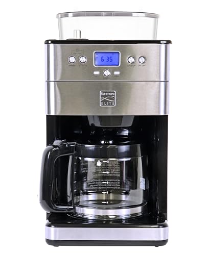 Kenmore Elite Grind And Brew Coffee Maker - Burr Grinding Ground Coffee Bean Hopper With Drip Pot