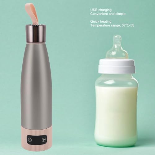 Botella eléctrica de viaje 350ML acero inoxidable portátil miniatura 3