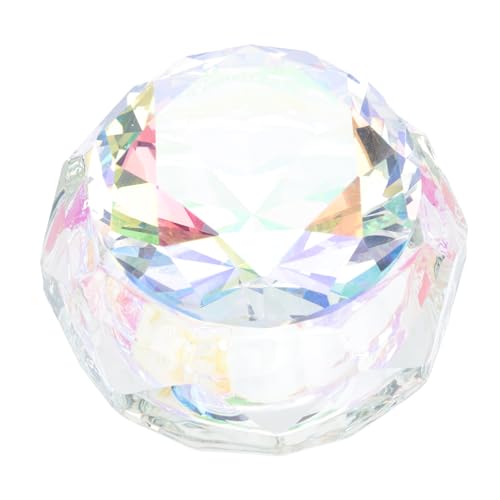 Verre pour manucure Healvian récipient en cristal transparent et design épuré