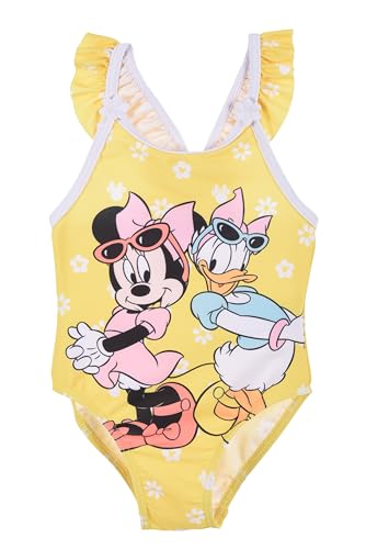 Minnie Mouse bebé-niñas Traje De Baño Una Pieza (Amarillo,3 años)