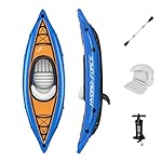 Hydro-Force™ 9' x 32"/2.75m x 81cm Cove Champion: 1 kayak, 1 paddle, 1 hand pump,1 removable fin, repair patch