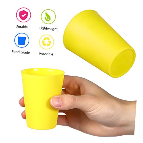 LABRIMP 24 Peças De Copo De Plástico Para Crianças Copos Coloridos Para Beber Copos De Plástico Copo