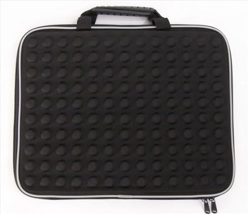 Black 10.1 inch Laptop soft case - COOLER dots pattern