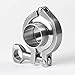 1pc 304ss Sanitary Quick Fitting Connector Set - DN8-DN500 Clamp for Beer, Dairy, and Pharmaceutical Industries(25-50.5)