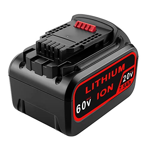 Get Popular Offer GOOALITY 20V/60V MAX 7.5Ah/2.5Ah Replacement Battery for DCB606 DCB612 DCB606-2 DCB609 DCB609-2 DCB204 DCB205 DCB206 20V/60V/120V MAX Cordless Power Tools Lithium-ion Battery