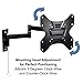 Master Mounts 2322L-2 Portable Travel RV Mount Locking Articulating Arm Allows 1 TV to be Used in 2 Locations, Fits up to 50
