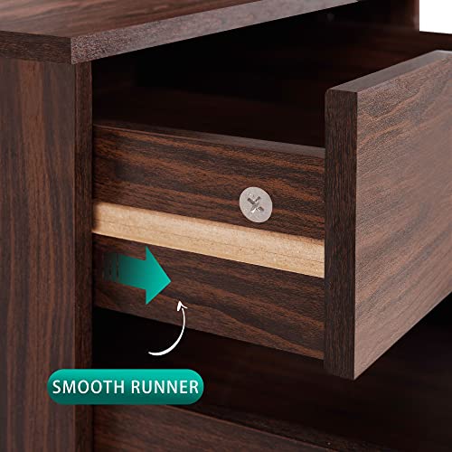 Naomi Home Office File Cabinets Wooden File Cabinets For Home Office Lateral File Cabinet Wood File Cabinet Mobile File Cabinet Mobile Storage Cabinet Filing Storage Drawer Espresso/5 Drawer #TOP3